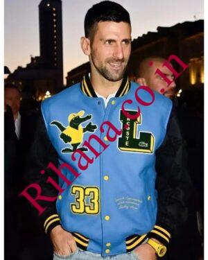Novak Djokovic Lacoste Varsity Jacket